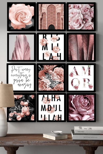 MDF Pictures - Set of 12  Hope